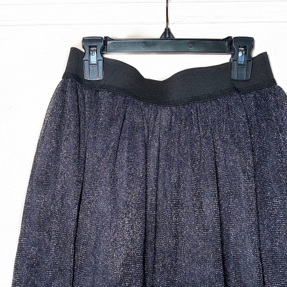 Black Tutu Skirt with Silver Shimmer - Picture 3 of 4